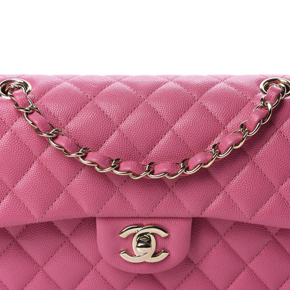 Chanel Caviar Quilted Small Double Flap Pink 10 of 11