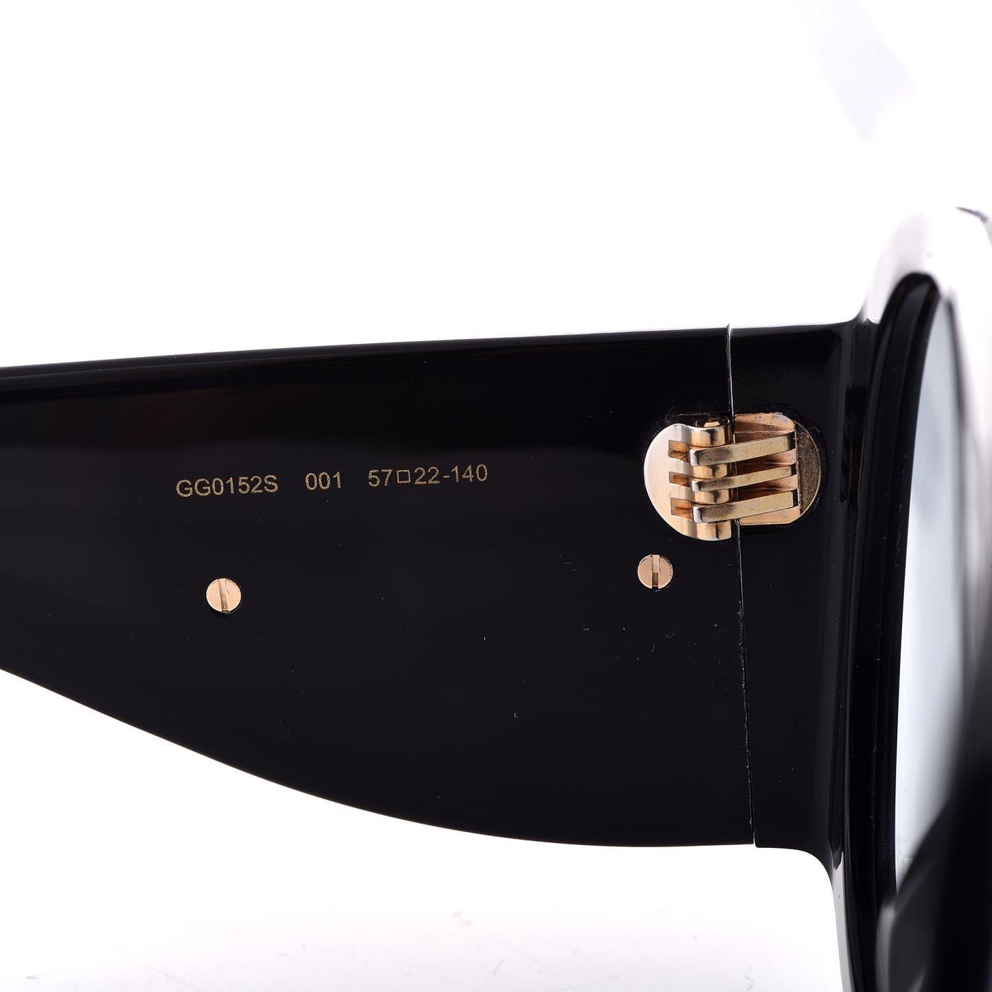 Acetate Oversized Interlocking G Sunglasses GG0152S Black