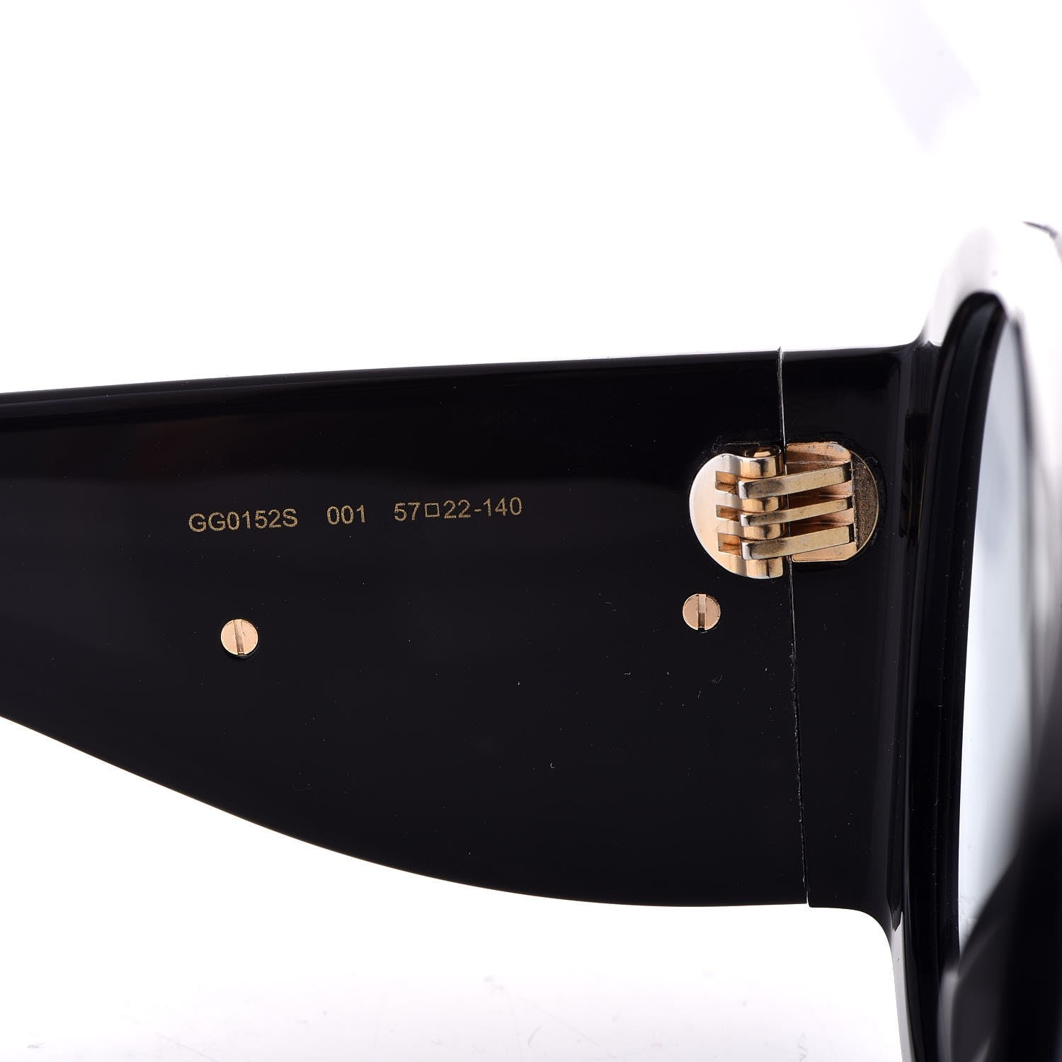 Gucci Acetate Oversized Interlocking G Sunglasses GG0152S Black 6 of 8