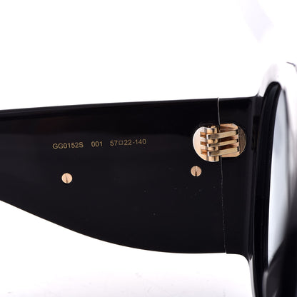 Gucci Acetate Oversized Interlocking G Sunglasses GG0152S Black 6 of 8