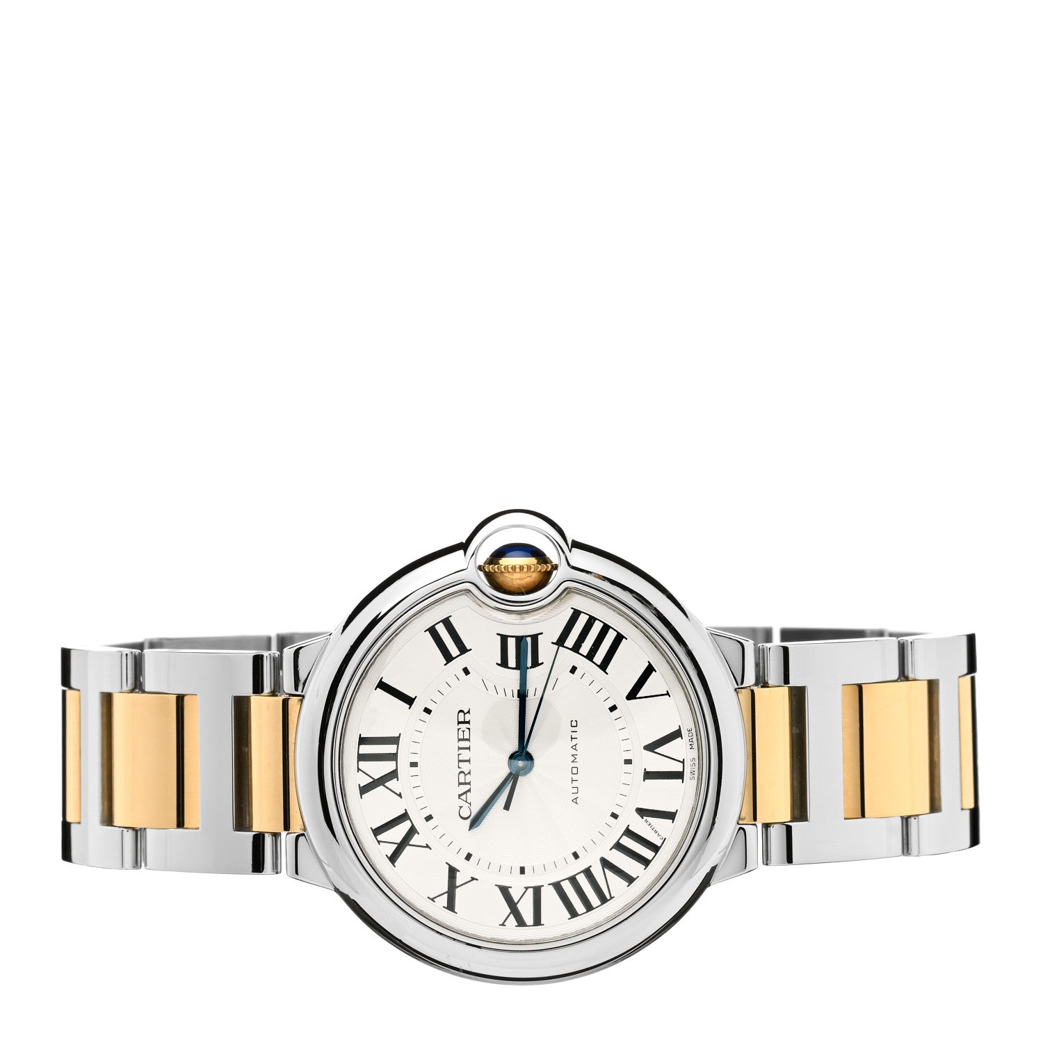 Cartier Stainless Steel 18K Yellow Gold 36mm Ballon Bleu De Cartier Automatic Watch 2 of 5