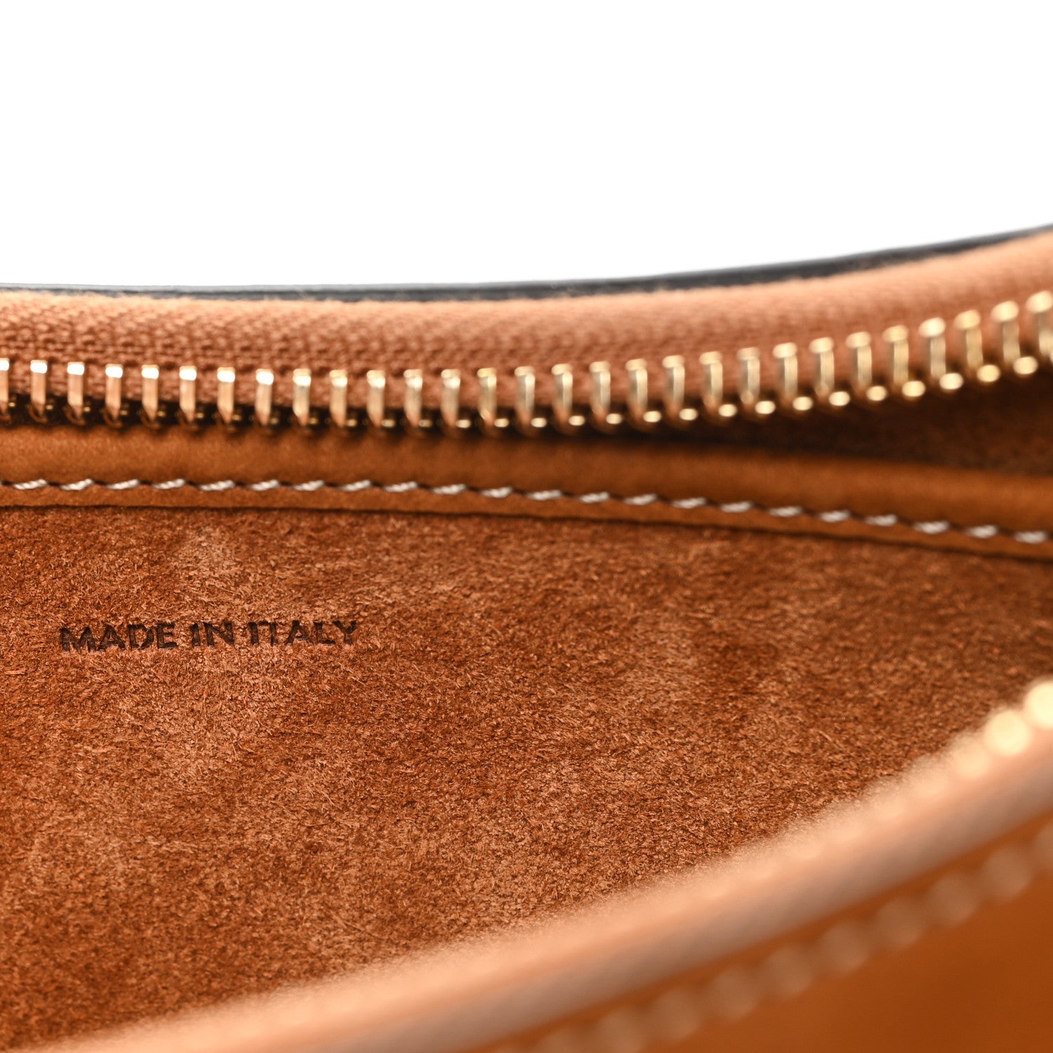 Celine Suede Medium Strap Ava Triomphe Shoulder Bag Camel 1849119