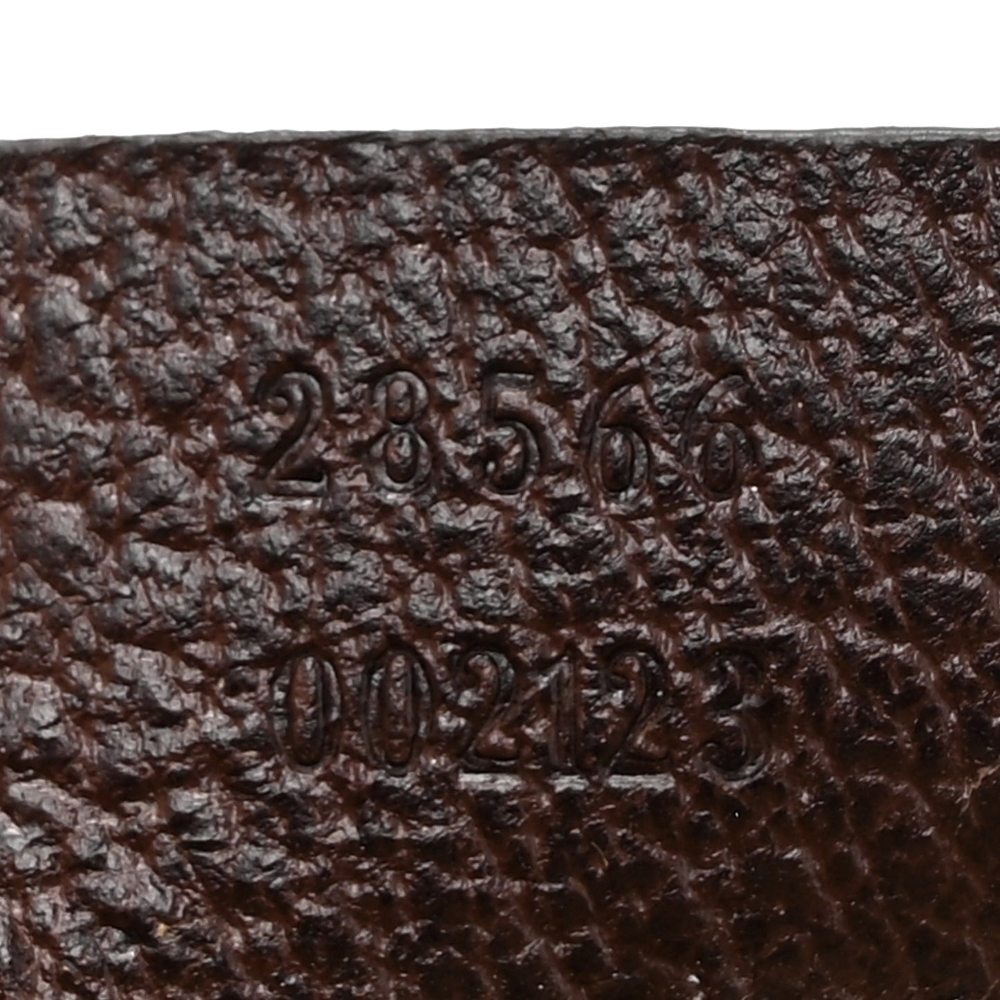 GG Monogram Double Pocket Belt Bag Dark Brown