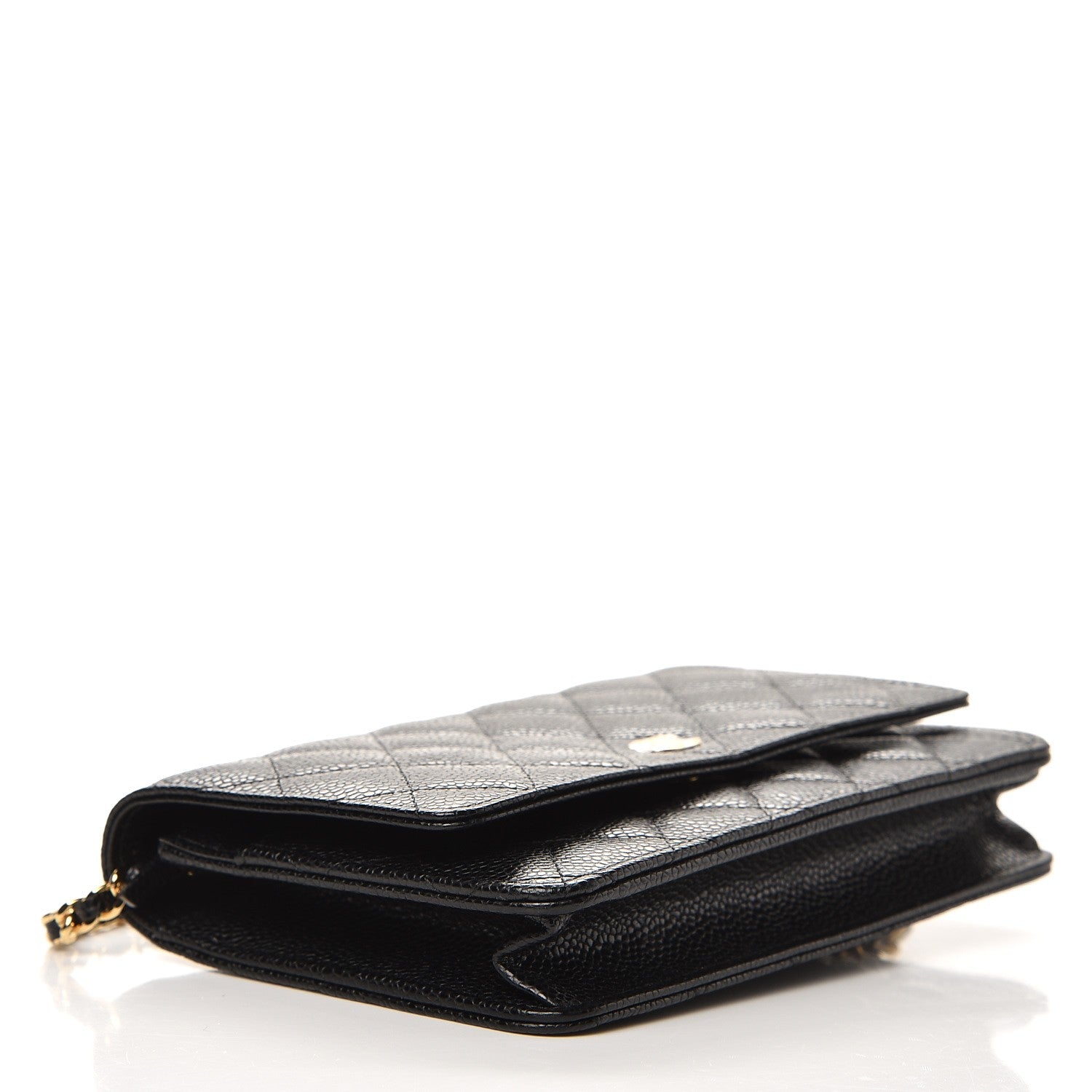 Chanel Caviar Quilted Wallet On Chain WOC Black 4 of 9