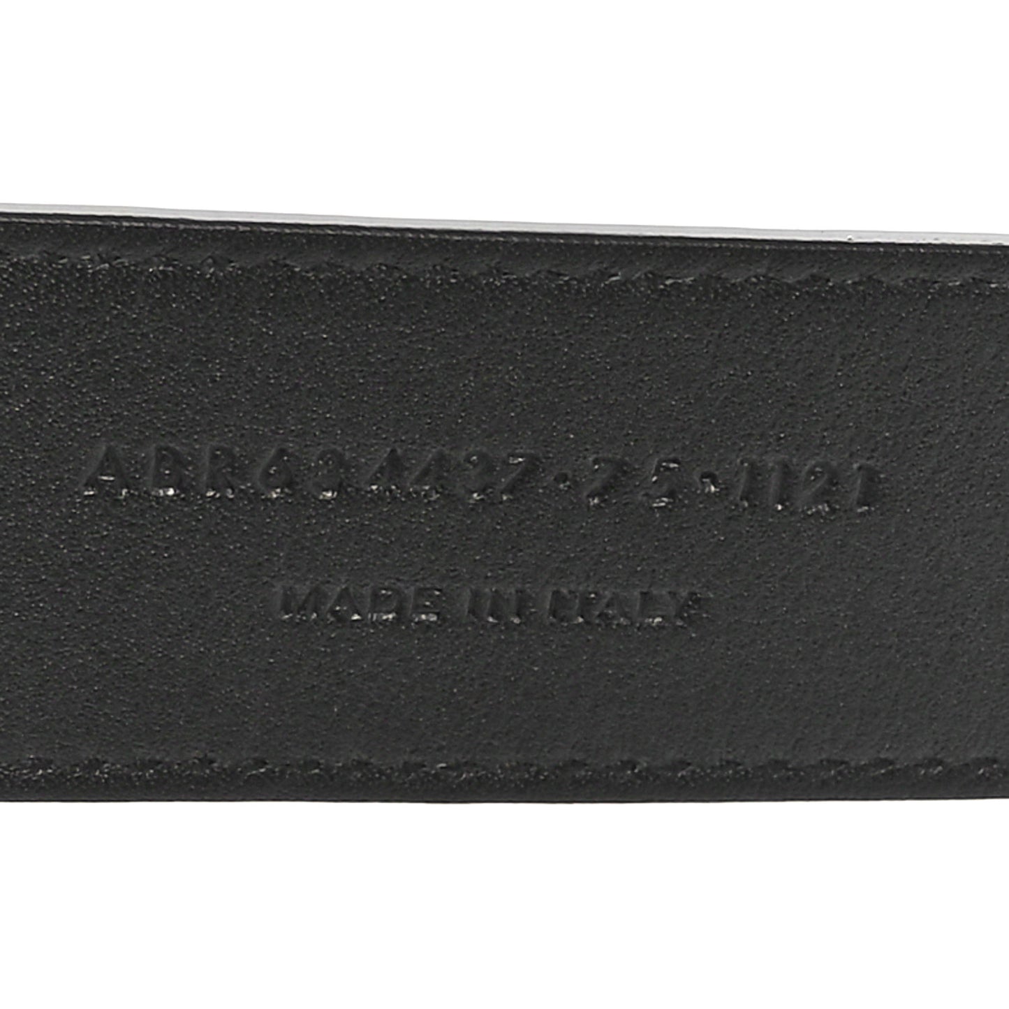 Calfskin Crocodile Embossed Monogram Square Buckle Belt 75 30 Black