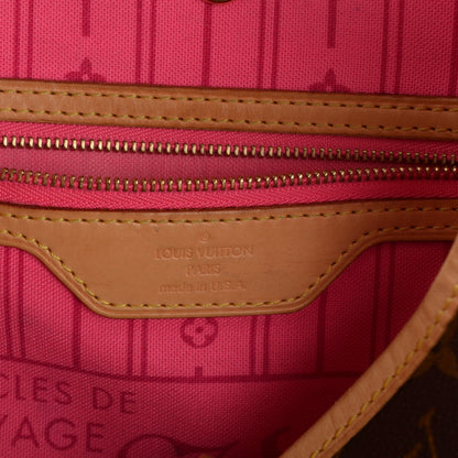Louis Vuitton Monogram Roses Neverfull MM 5 of 7