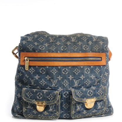 Louis Vuitton Denim Baggy GM Blue 1 of 7