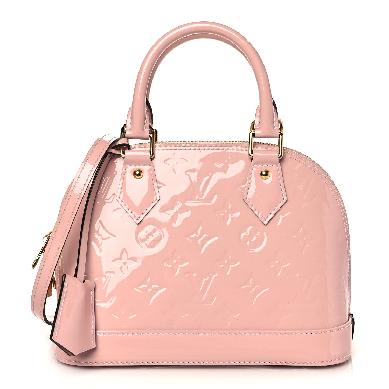 Louis Vuitton Vernis Alma BB Rose Ballerine 1 of 9