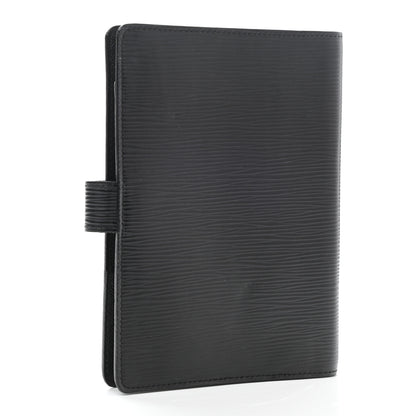 Louis Vuitton Epi Small Ring Agenda Cover Black 3 of 7
