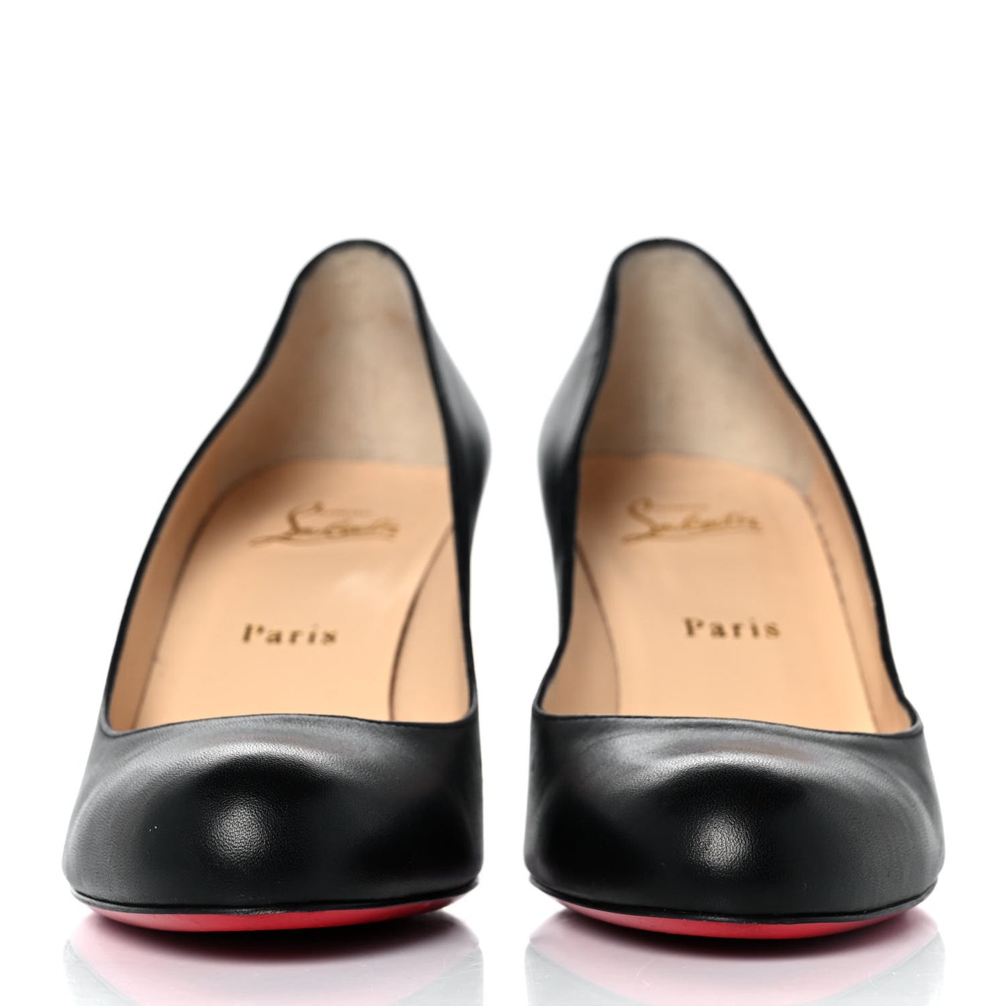 Shiny Nappa Simple 70 Pumps 39 Black