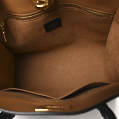 Louis Vuitton Calfskin Monogram On My Side MM Black 5 of 12
