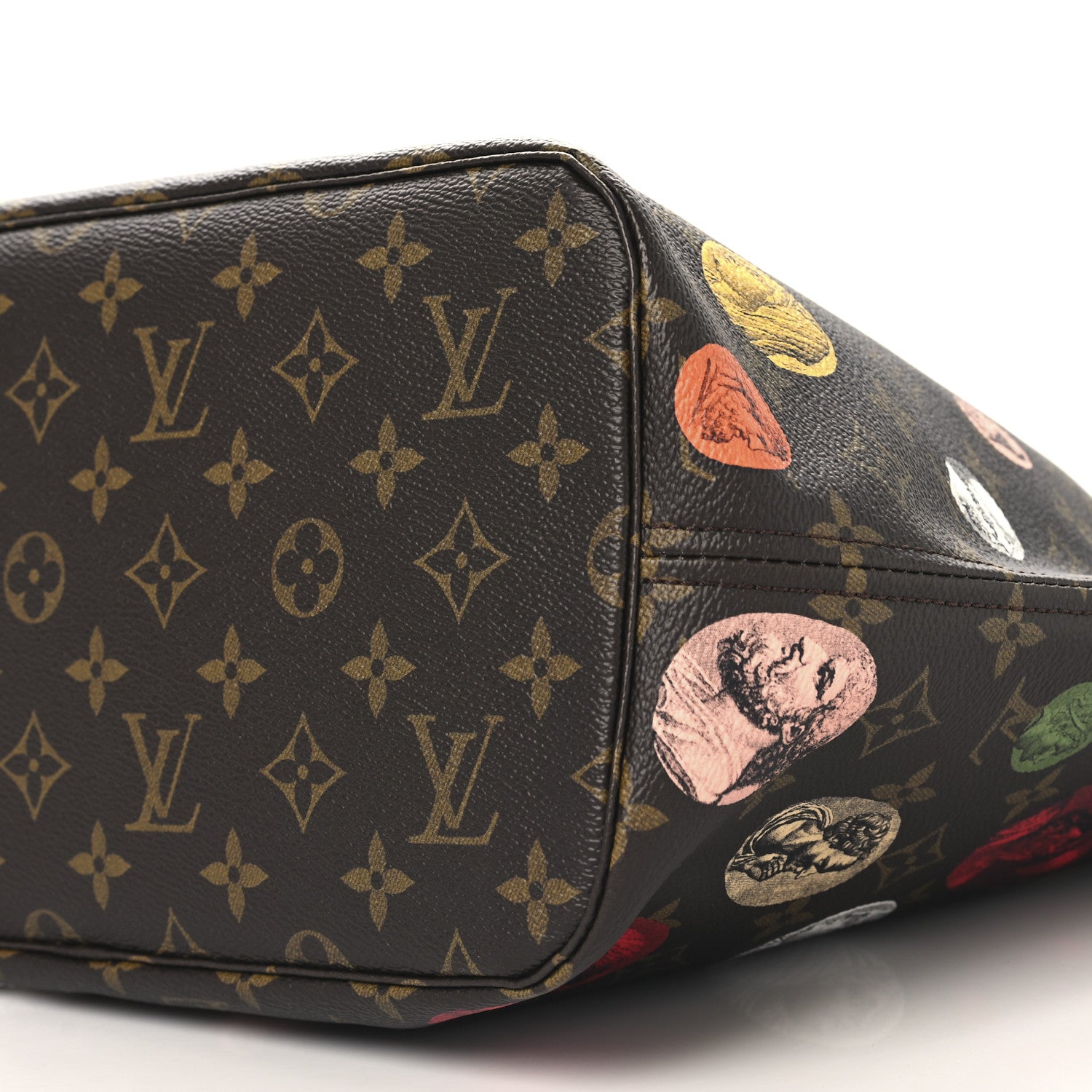 Louis Vuitton X Fornasetti Monogram Cameo Neverfull MM 10 of 10
