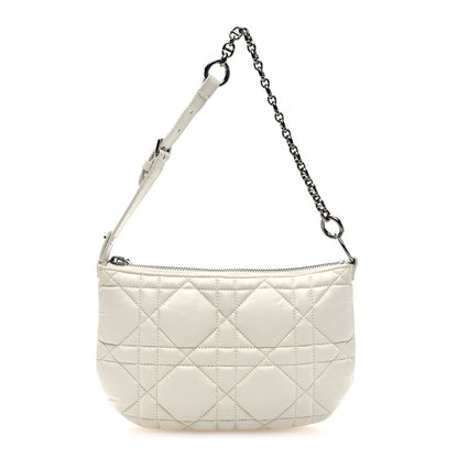 Christian Dior Calfskin Cannage Caro Pouch Latte 1 of 9
