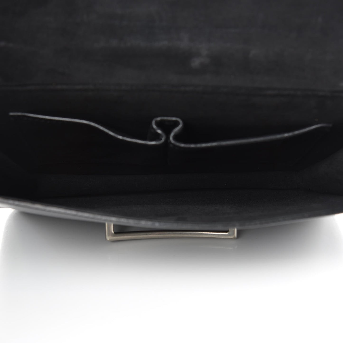 Calfskin Heroine Chain Satchel Black