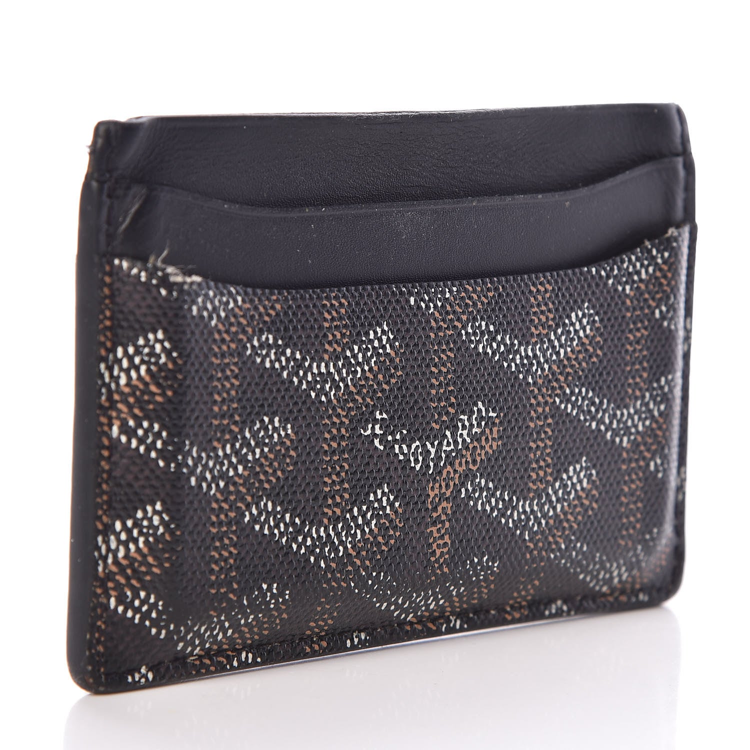 Goyard Goyardine Saint Sulpice Card Holder Black 3 of 10