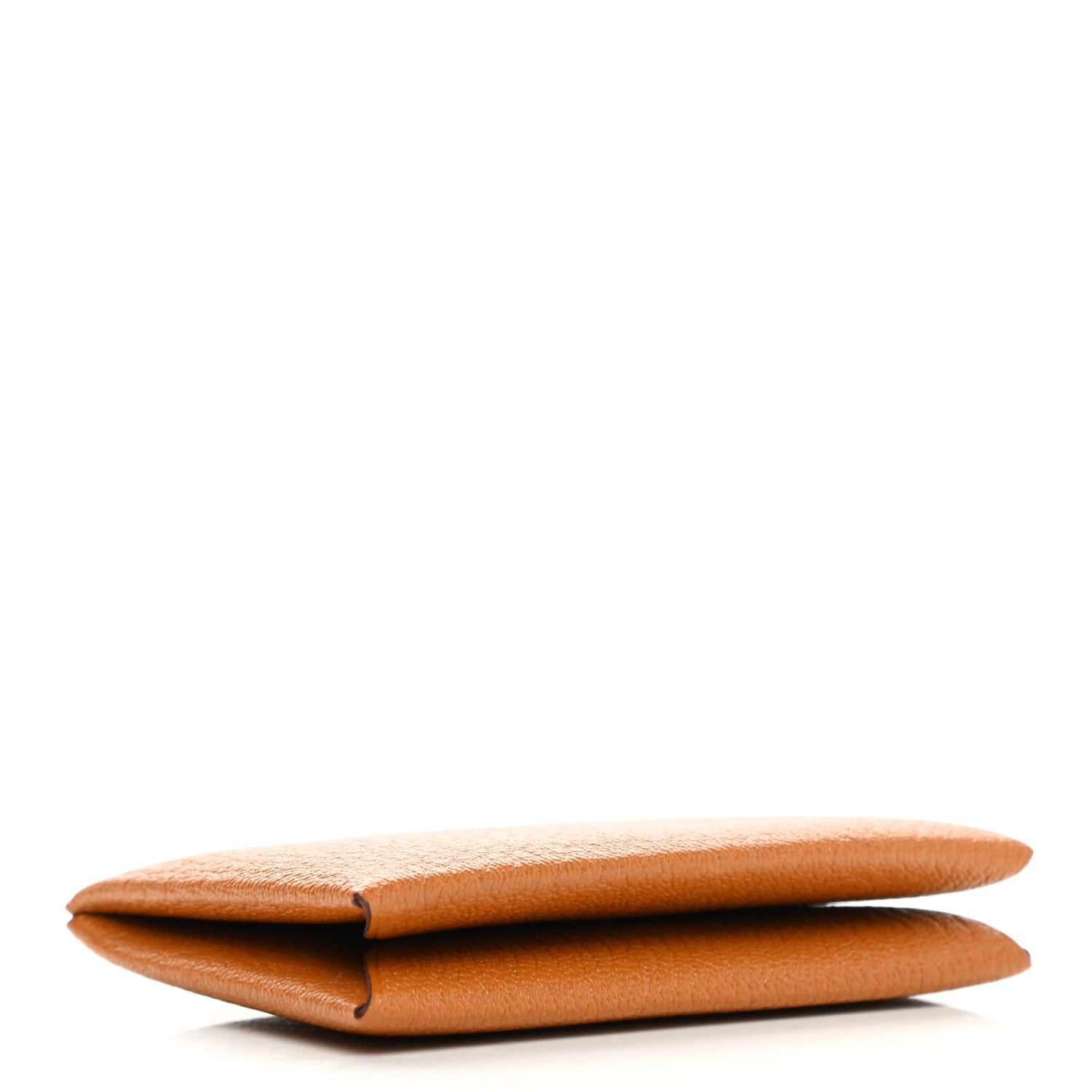 Hermes Chevre Mysore Verso Calvi Card Case Caramel Mauve Sylvestre 4 of 8