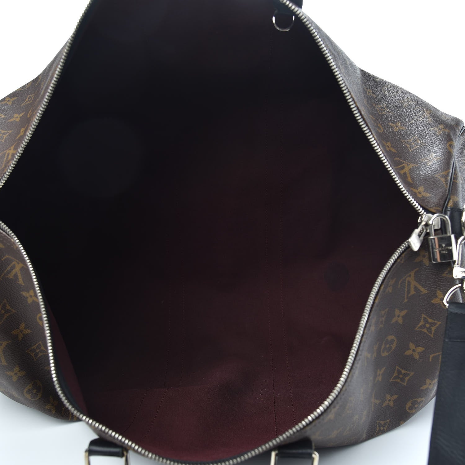 Louis Vuitton Monogram Macassar Keepall Bandouliere 55 4 of 14
