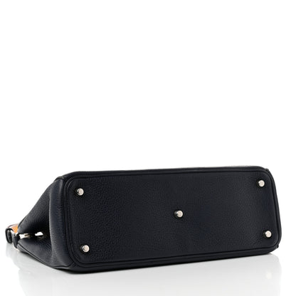 Christian Dior Bullcalf Medium Diorissimo Tote Navy 4 of 13