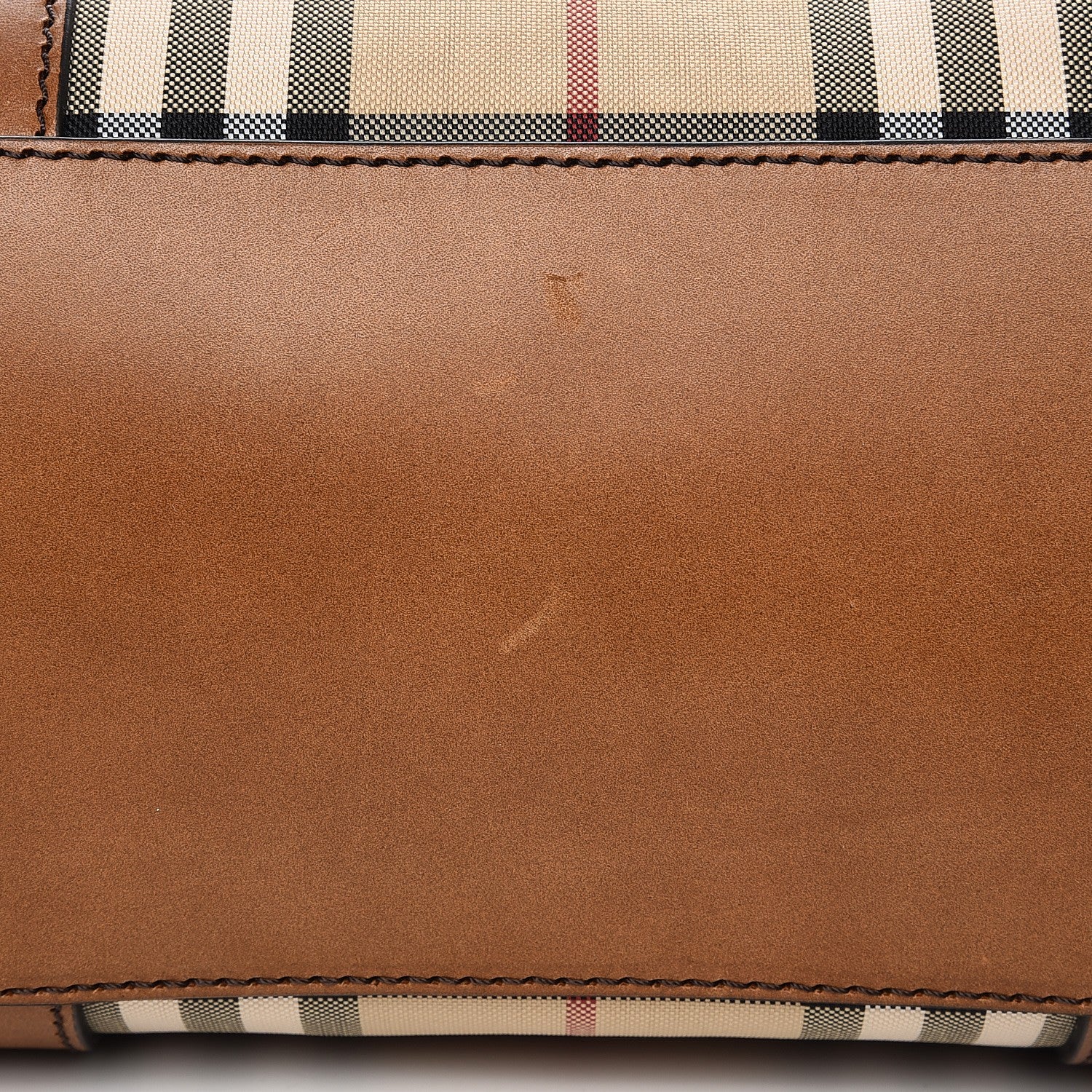 Burberry Horseferry Check Garnett Tote Tan 10 of 13