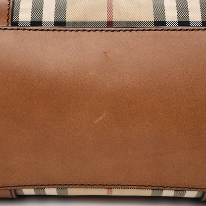Burberry Horseferry Check Garnett Tote Tan 10 of 13