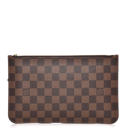 Louis Vuitton Damier Ebene Neverfull MM GM Pochette 1 of 10