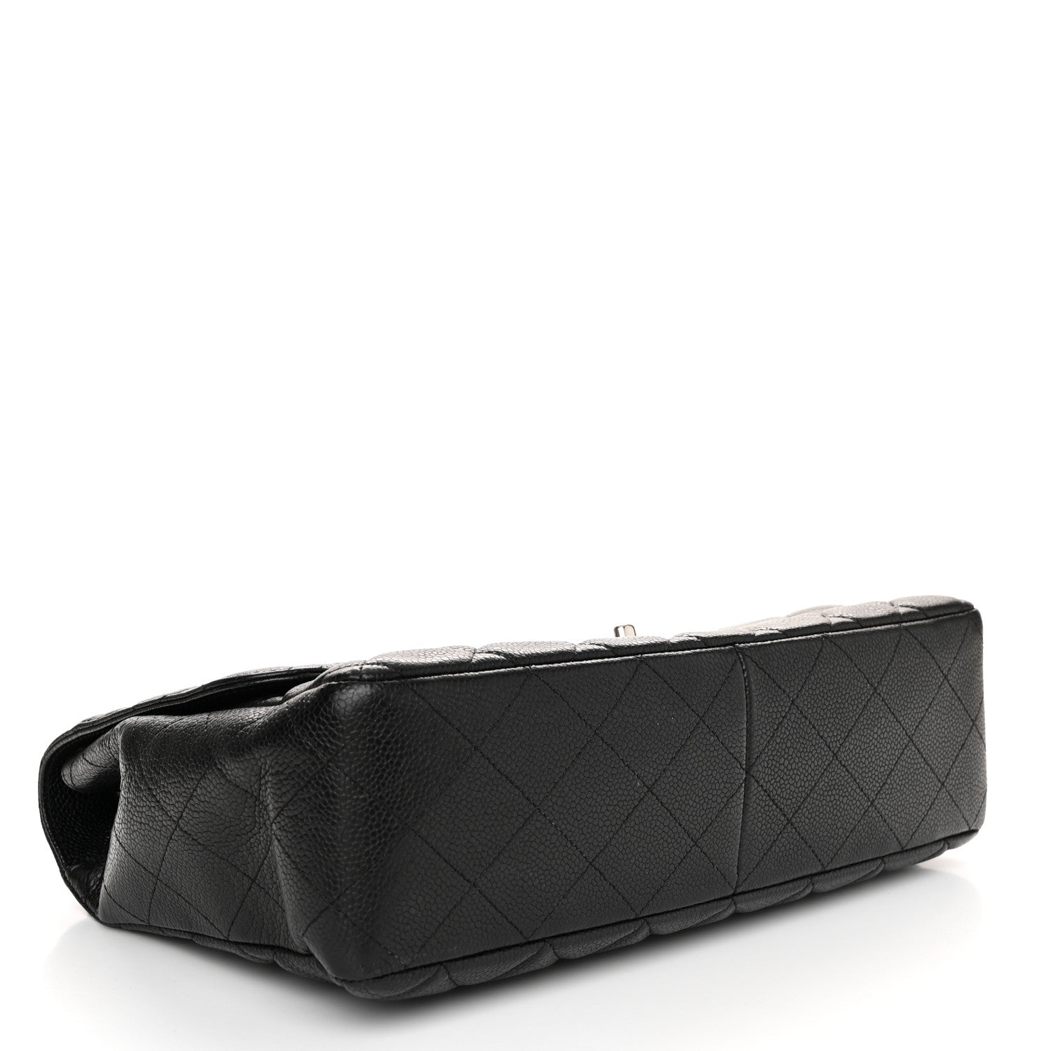Chanel Caviar Quilted Jumbo Single Flap Black 4 of 10