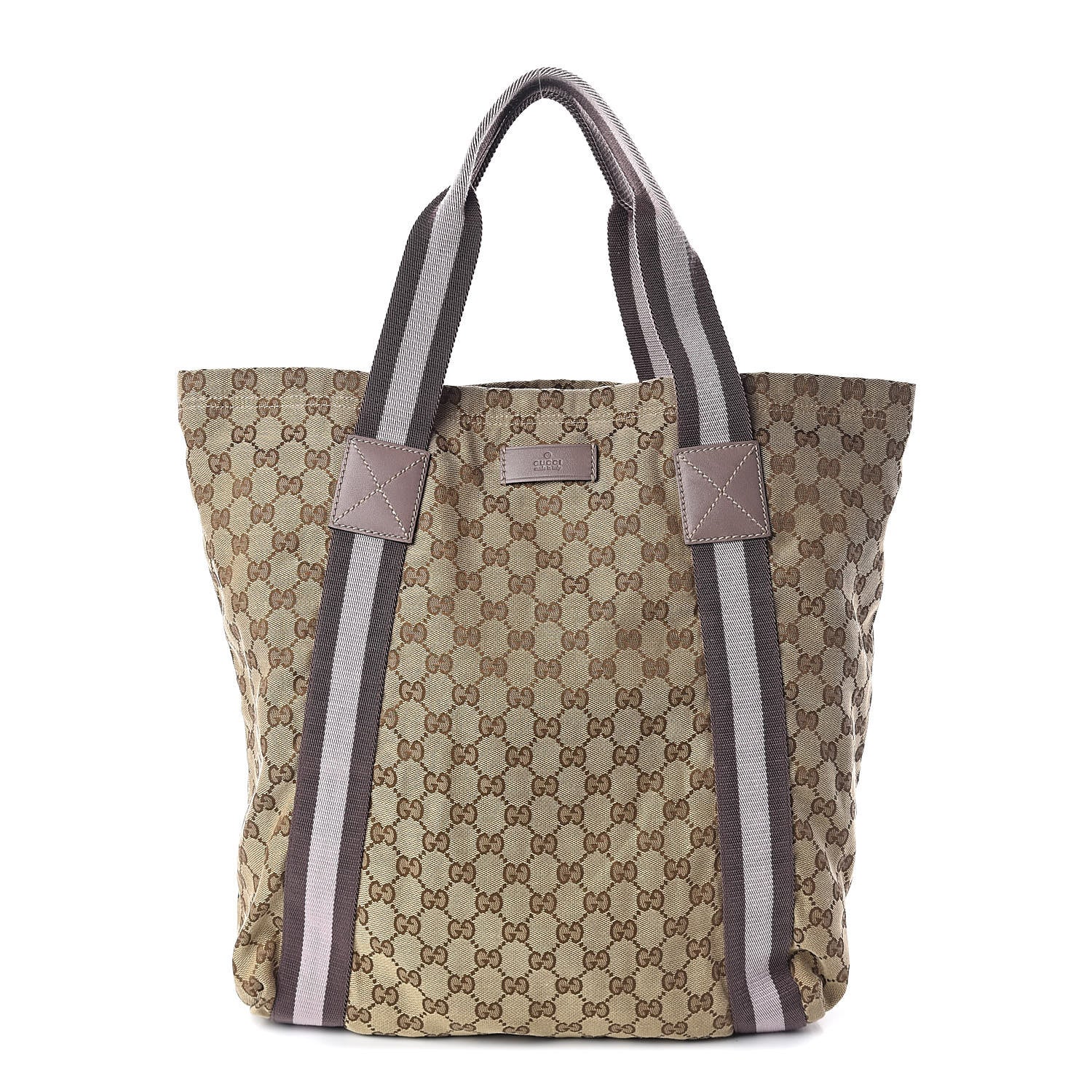 Gucci Monogram Medium Web Tote Light Purple　 1 of 9