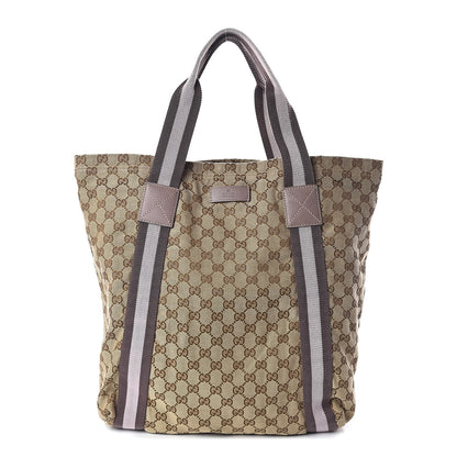 Gucci Monogram Medium Web Tote Light Purple　 1 of 9