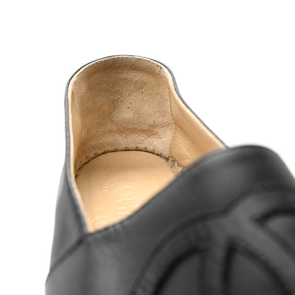 Chanel Lambskin CC Espadrilles 37 Black 12 of 12