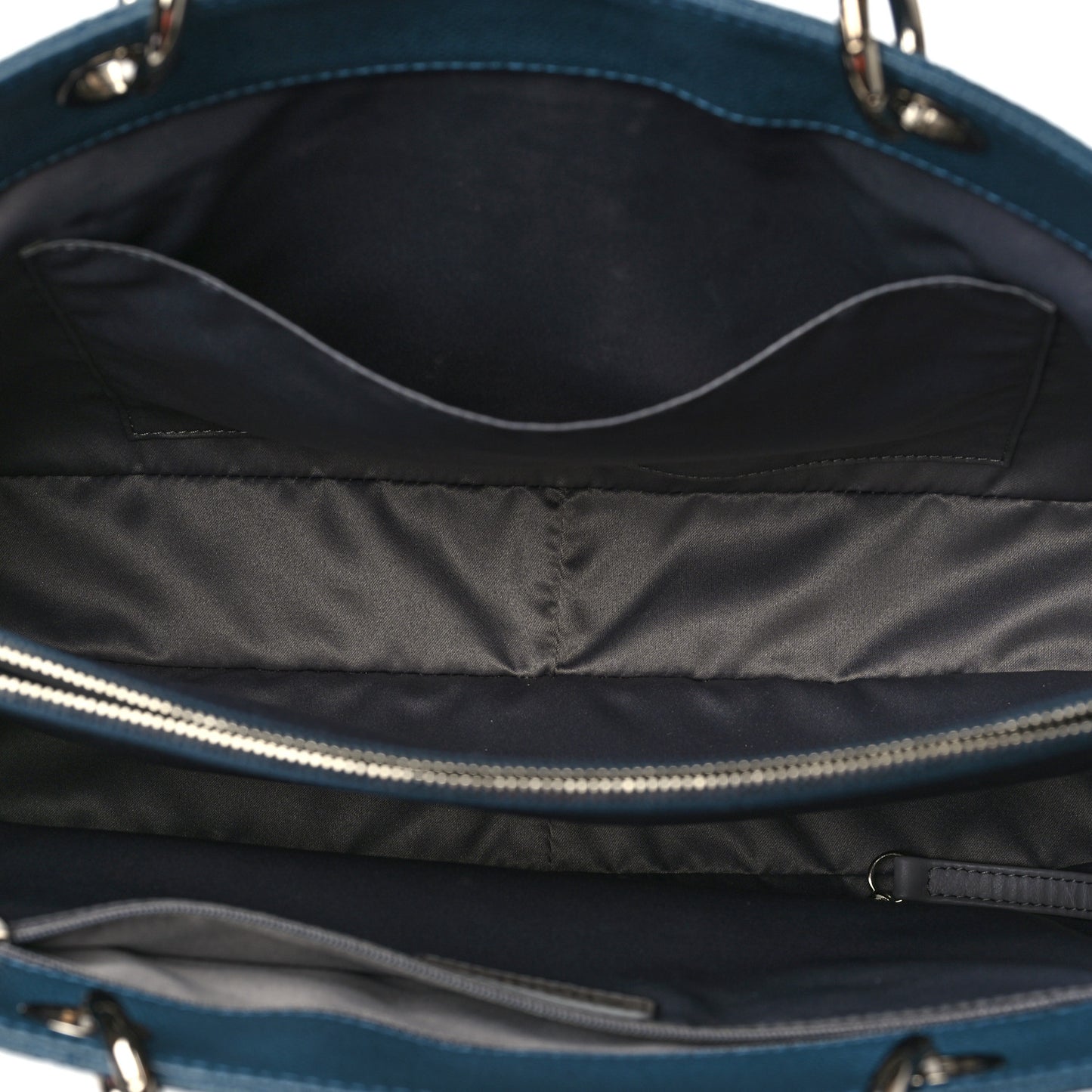 Caviar Quilted Grand Shopping Tote GST Blue