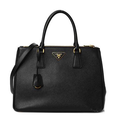 Prada Saffiano Lux Large Galleria Double Zip Tote Black 1 of 7