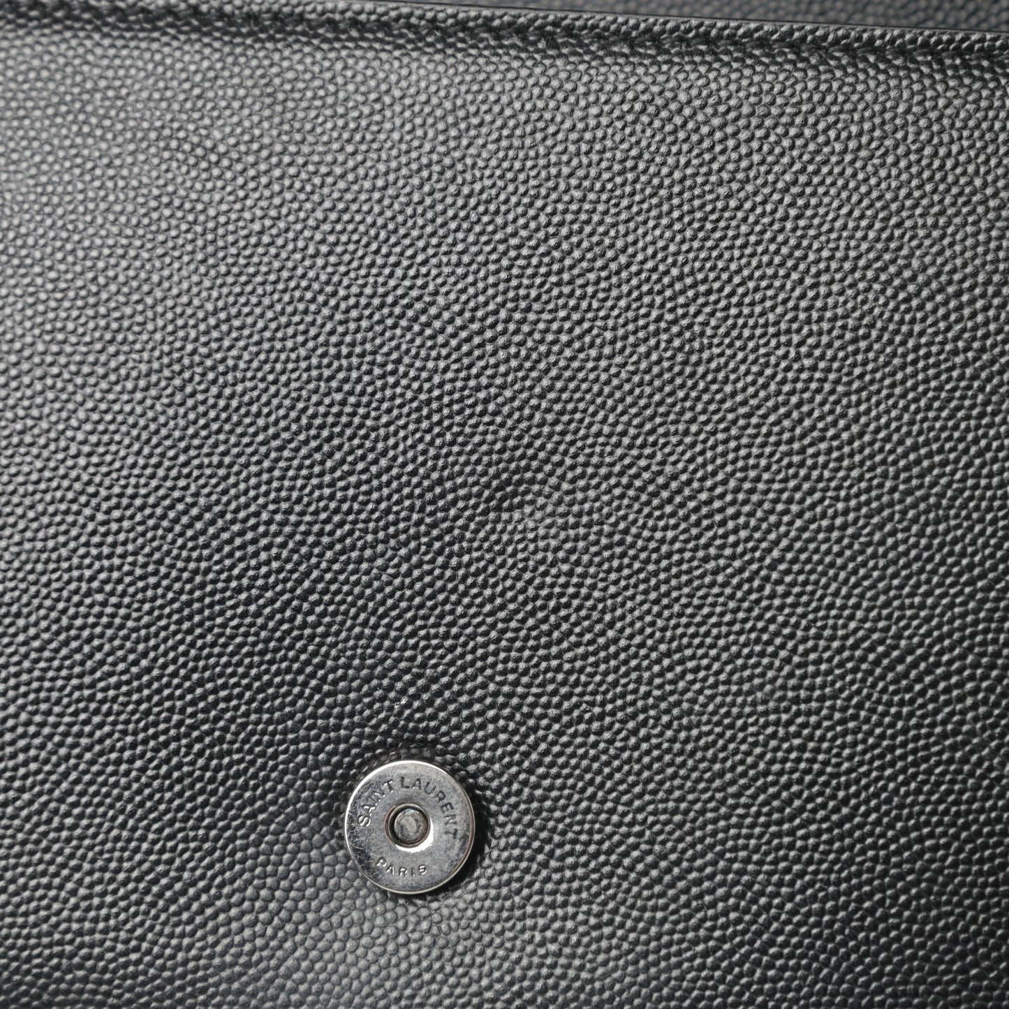 Grain De Poudre Medium Classic Monogram Kate Satchel Black