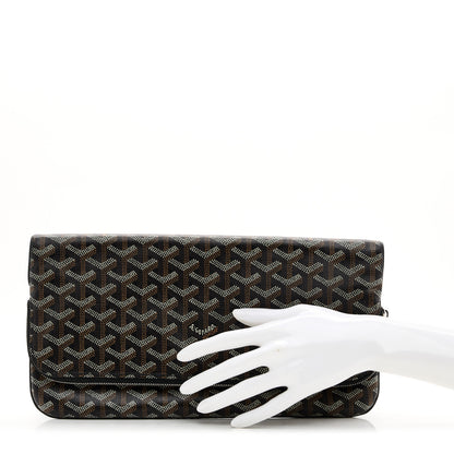 Goyard Goyardine Sainte Marie Soft Clutch Black 2 of 8