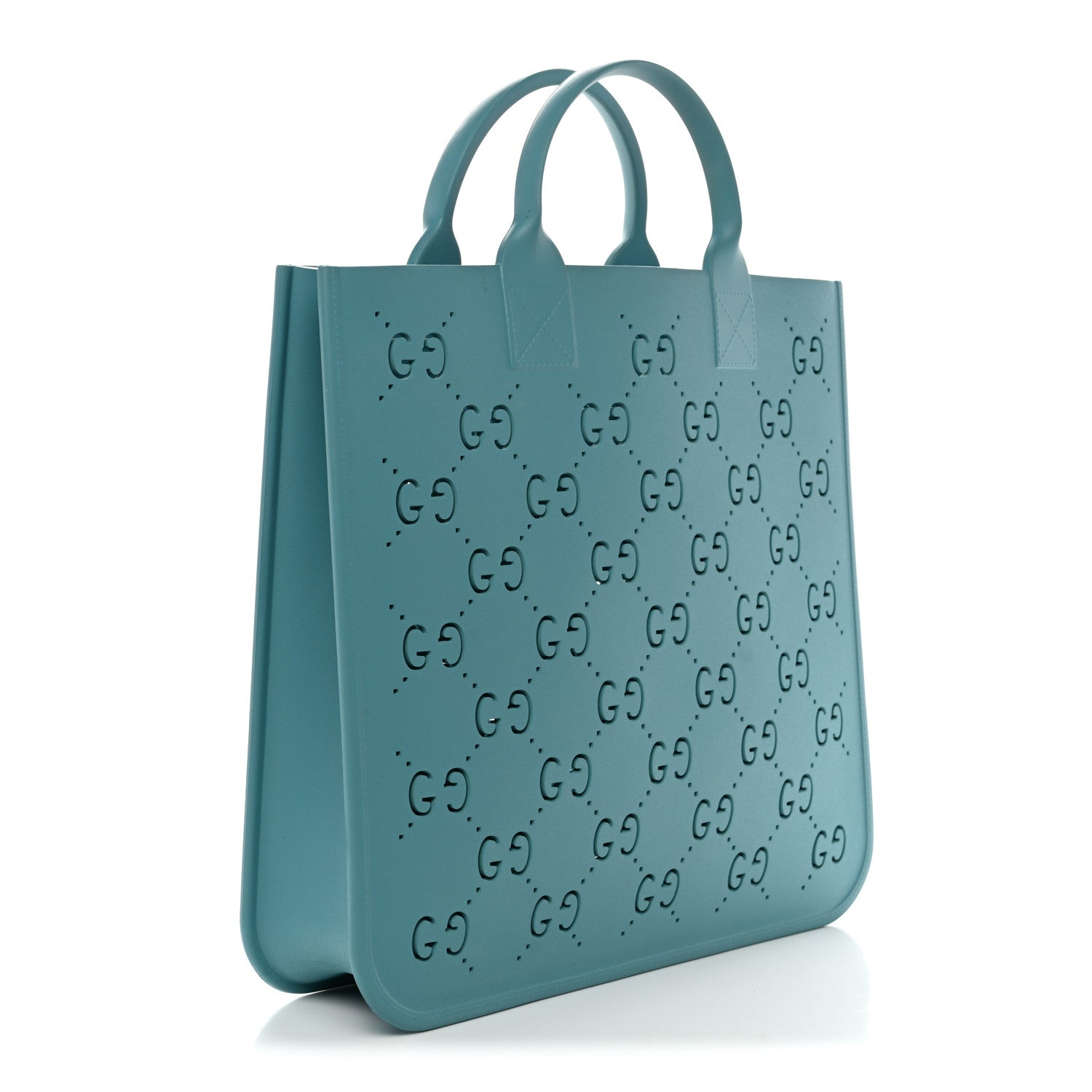 Gucci Rubber Kids GG Tote Dusty Azure 3 of 9