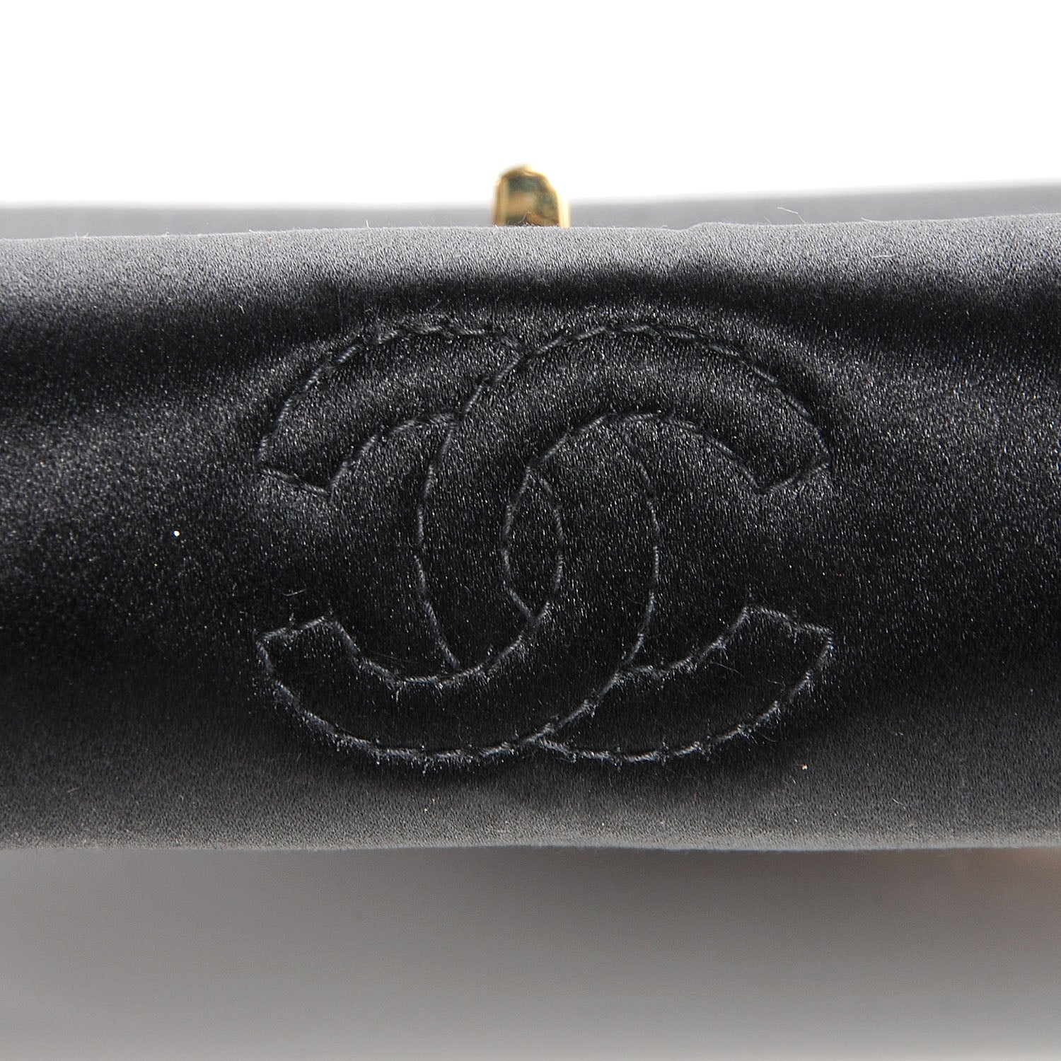 Chanel Satin Mademoiselle Flap Bag Black 6 of 9