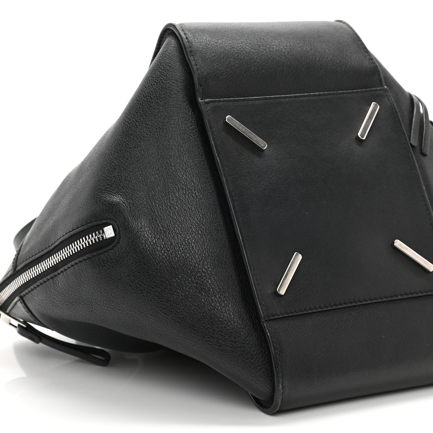 Calfskin Small Hammock Shoulder Bag Black