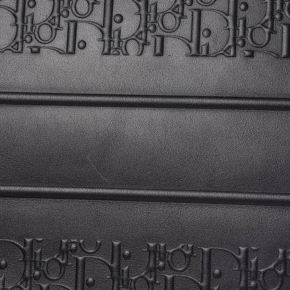 Christian Dior Oblique Calfskin Embossed Book Tote Black 10 of 12
