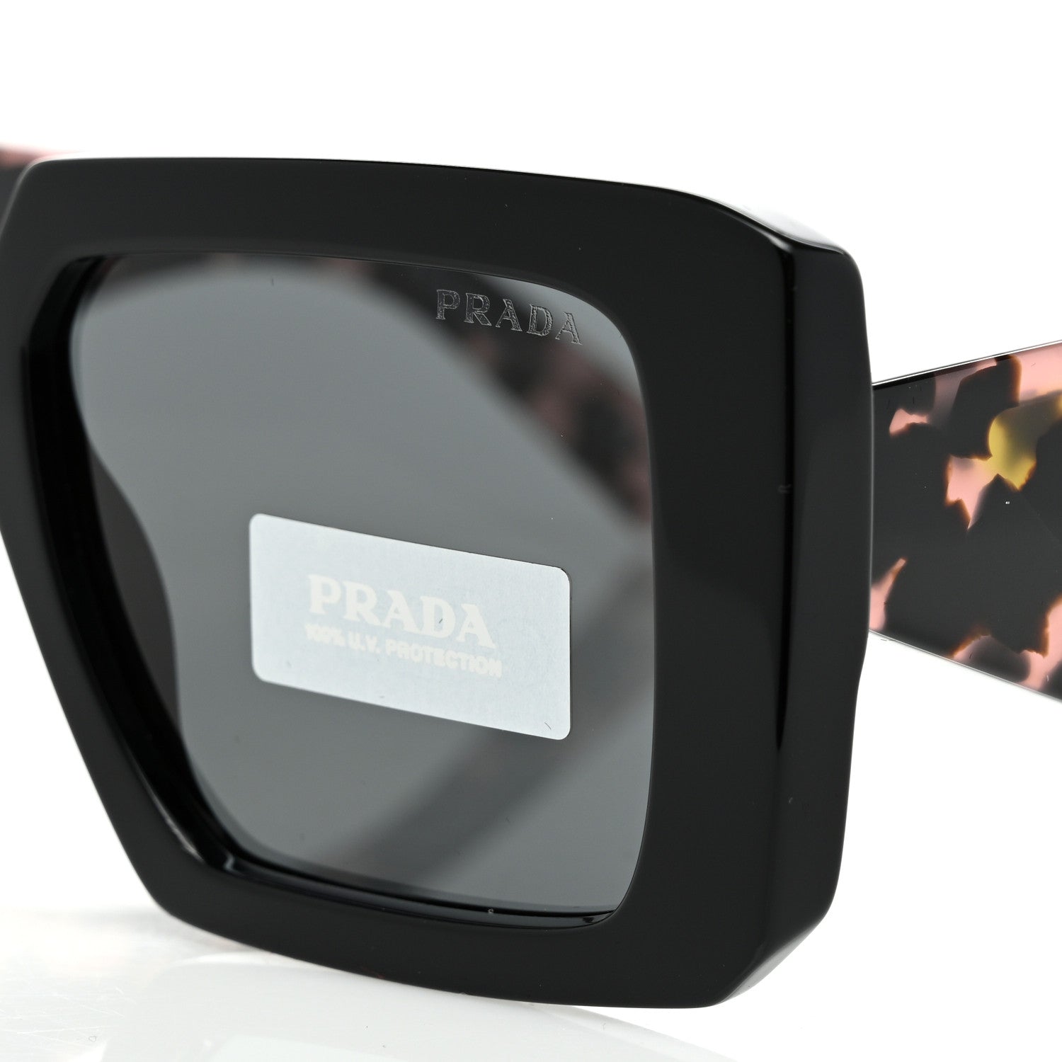 Prada Acetate Symbole Sunglasses SPR 23Y Slate Grey 7 of 8