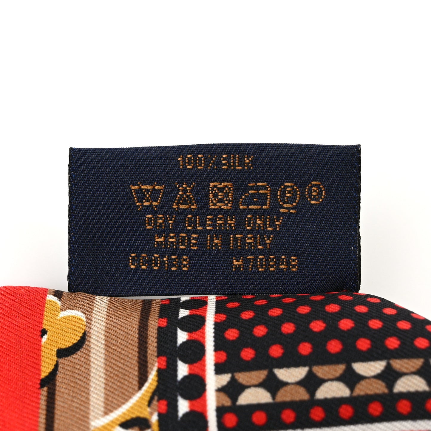 Silk Monogram Monodots Bandeau Beige