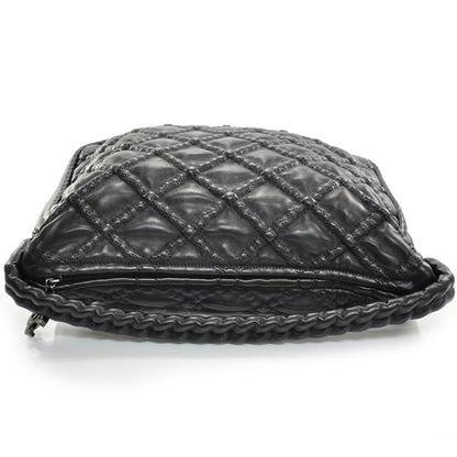 Chanel Quilted Lambskin Hidden Chain Hobo Black 5 of 11