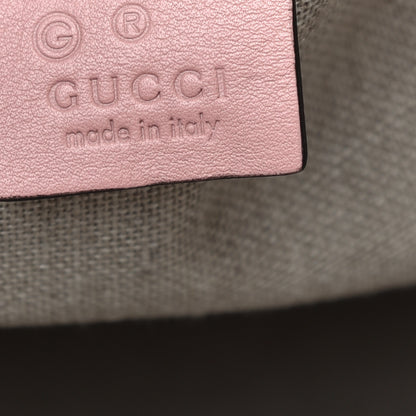 Gucci Soft Microguccissima Medium Zippered Satchel Soft Pink 6 of 10