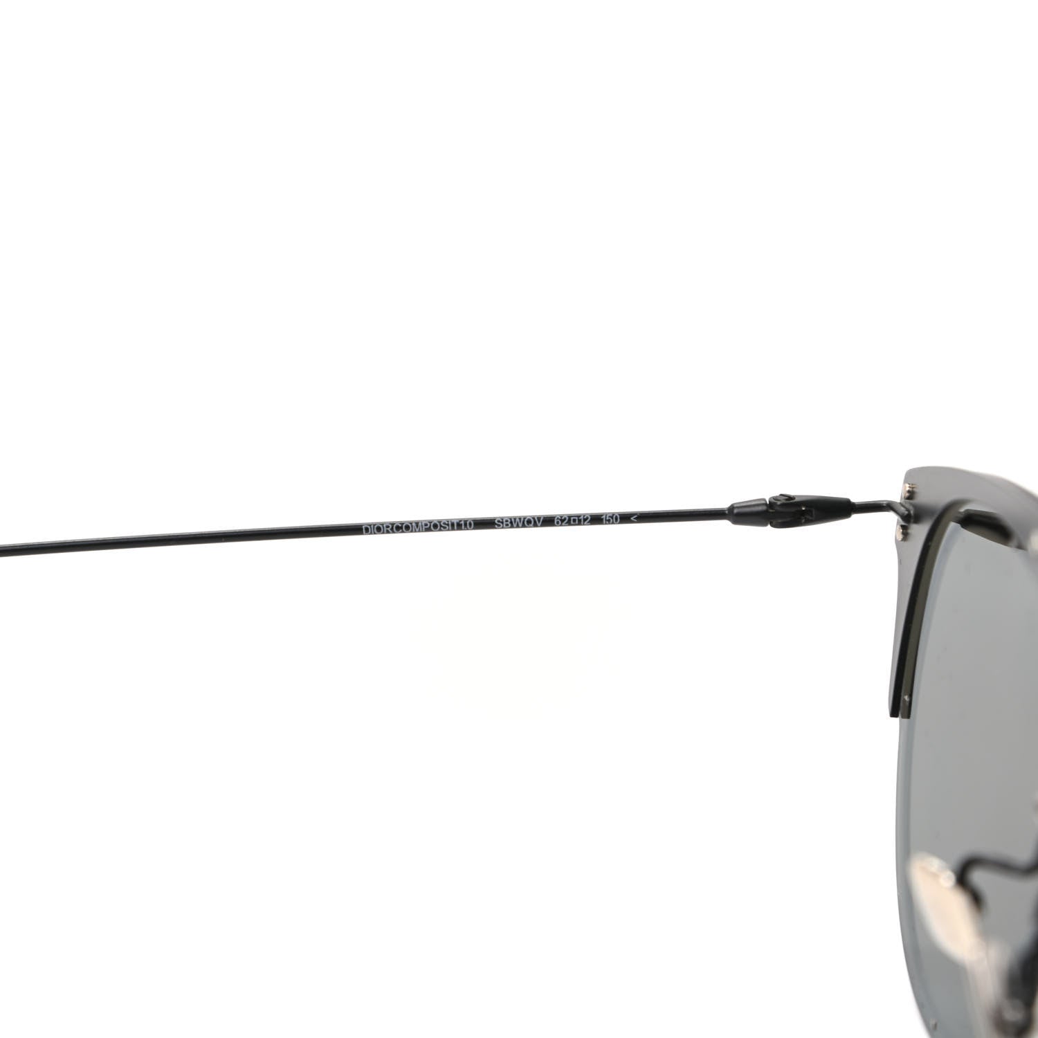 Christian Dior Homme Composit 1.0 Sunglasses Black Silver 6 of 7