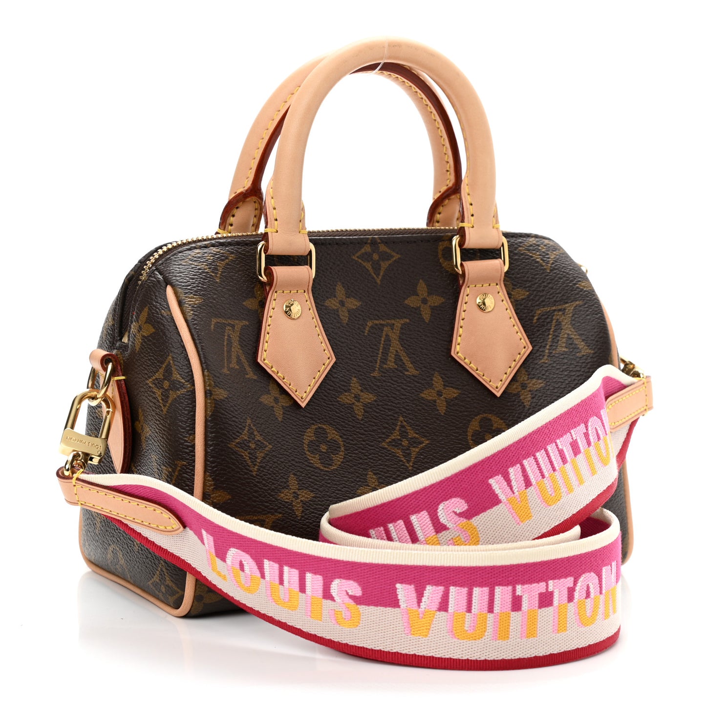 Monogram Speedy Bandouliere 20 Fuchsia