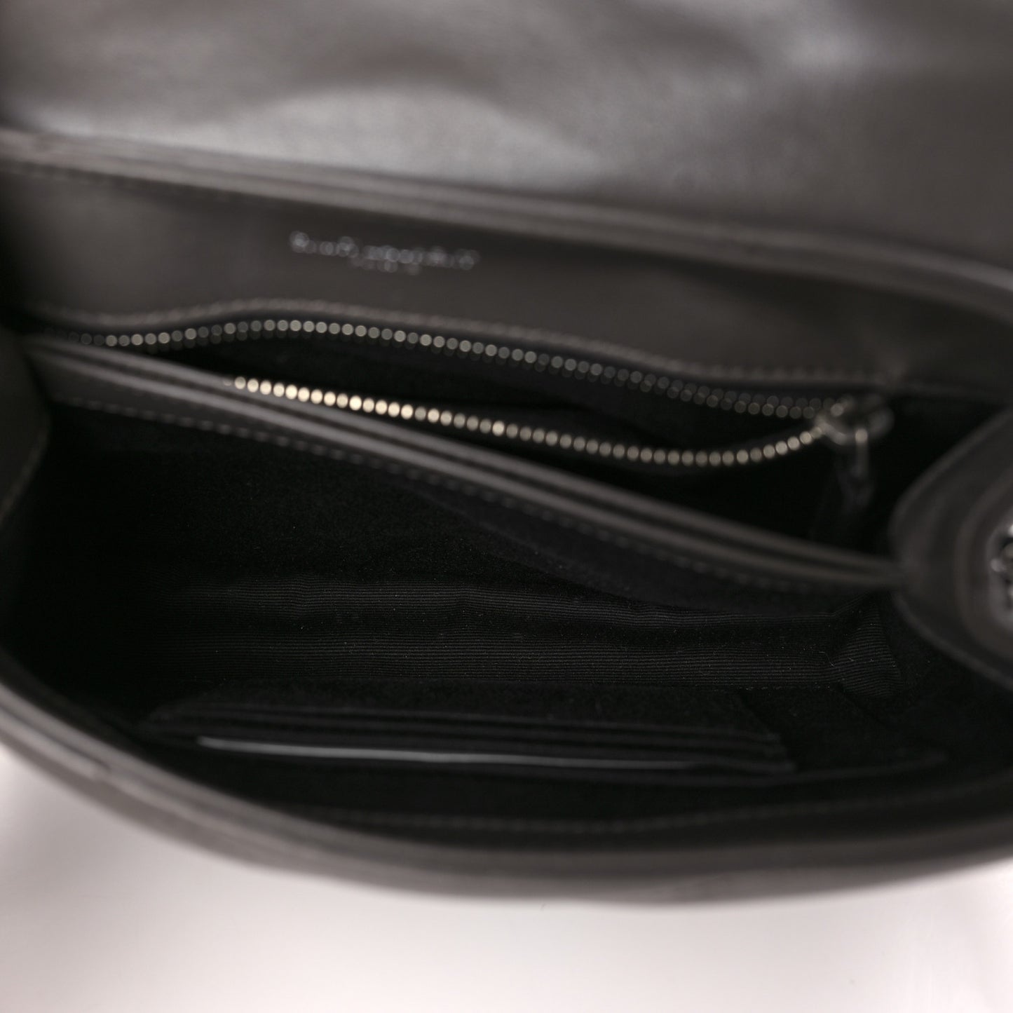 SAINT LAURENT Calfskin Y Quilted Monogram Toy Loulou Crossbody Bag Earth