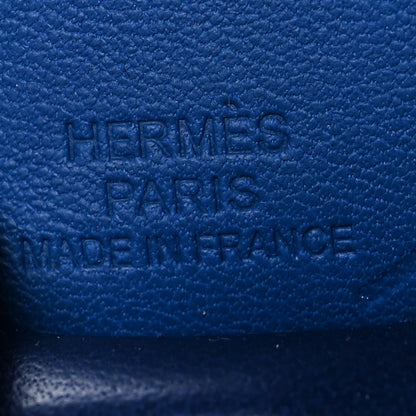 Hermes Milo Lambskin Grigri Rodeo Pegase Horse Bag Charm PM Bleu Saphir Violet Bleu France 3 of 4
