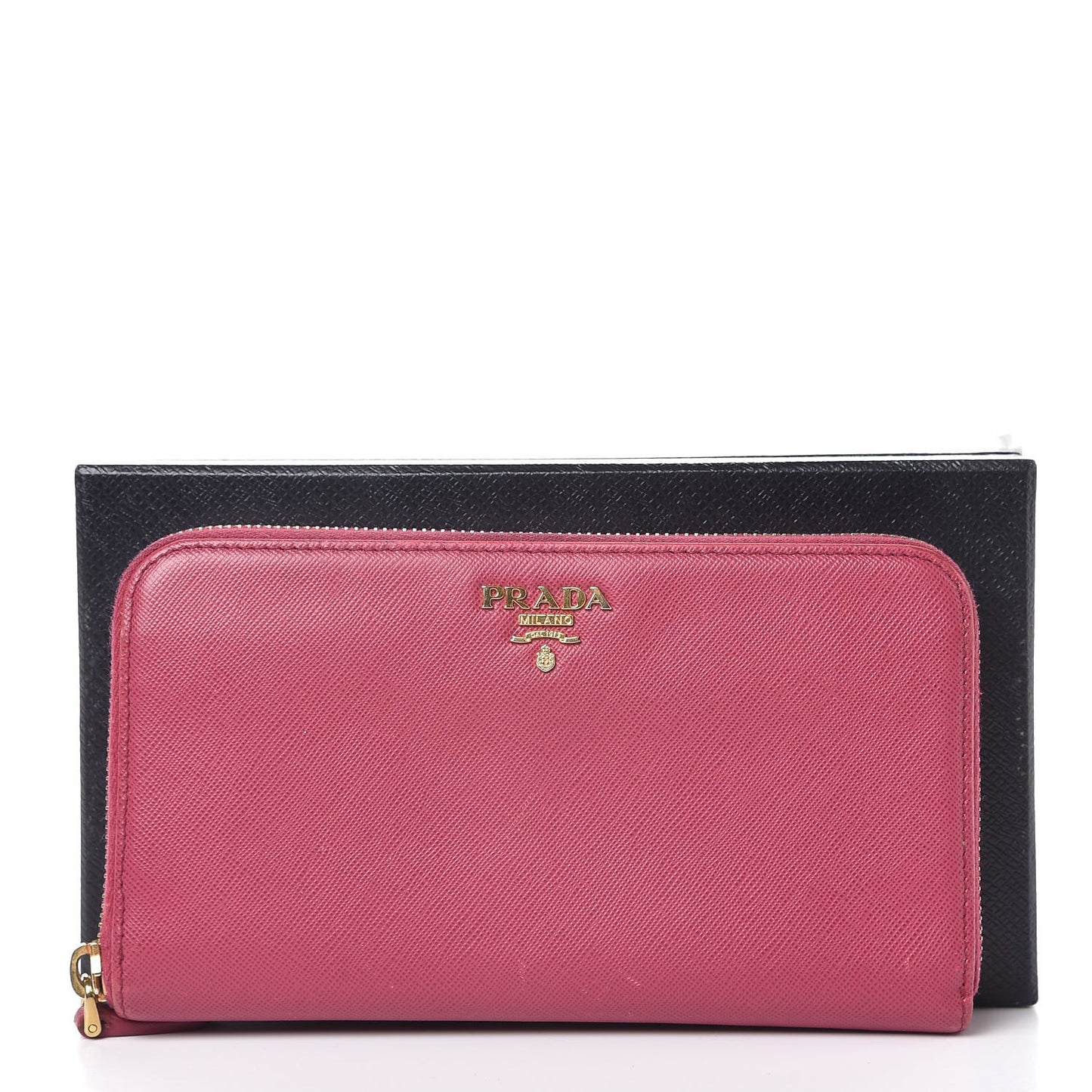 Saffiano Zip Around Wallet Peonia
