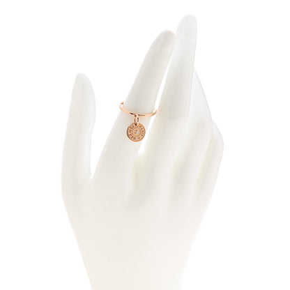 Hermes 18K Rose Gold Diamond Gambade Ring 51 5.75 2 of 7