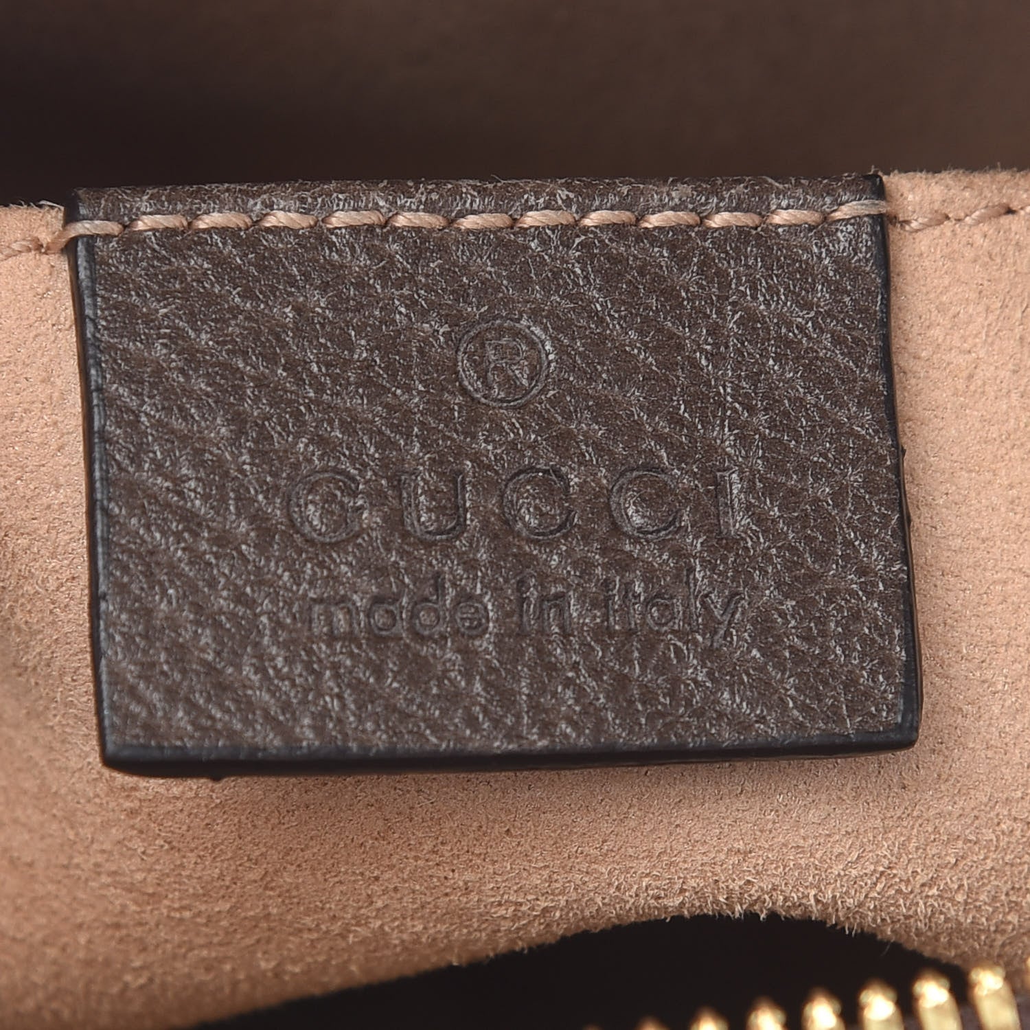 Gucci GG Supreme Monogram Web Small Ophidia Belt Bag 85 34 Dark Brown 6 of 11