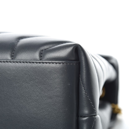 Saint Laurent Calfskin Y Quilted Monogram Medium Loulou Chain Satchel Asphalt 11 of 11