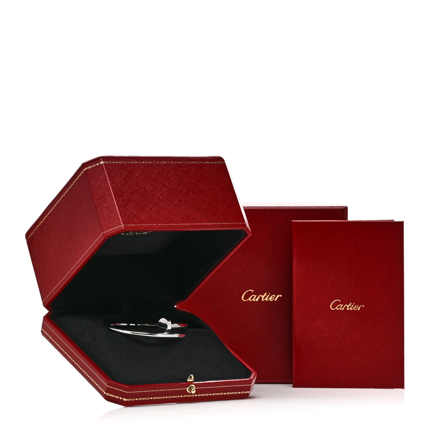 Cartier 18K White Gold Juste Un Clou Bracelet 17 5 of 5